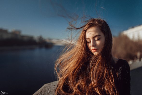 Georgy Chernyadyev imwarrior 500px fotografia mulheres modelos sensuais beleza russa cabelos esvoaçantes vento