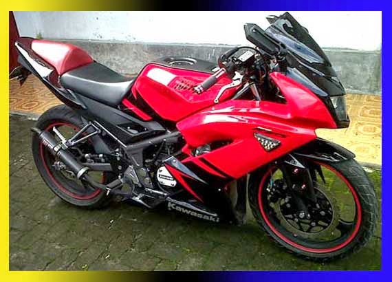 Modifikasi Ninja 150 RR Balap Edition Keren