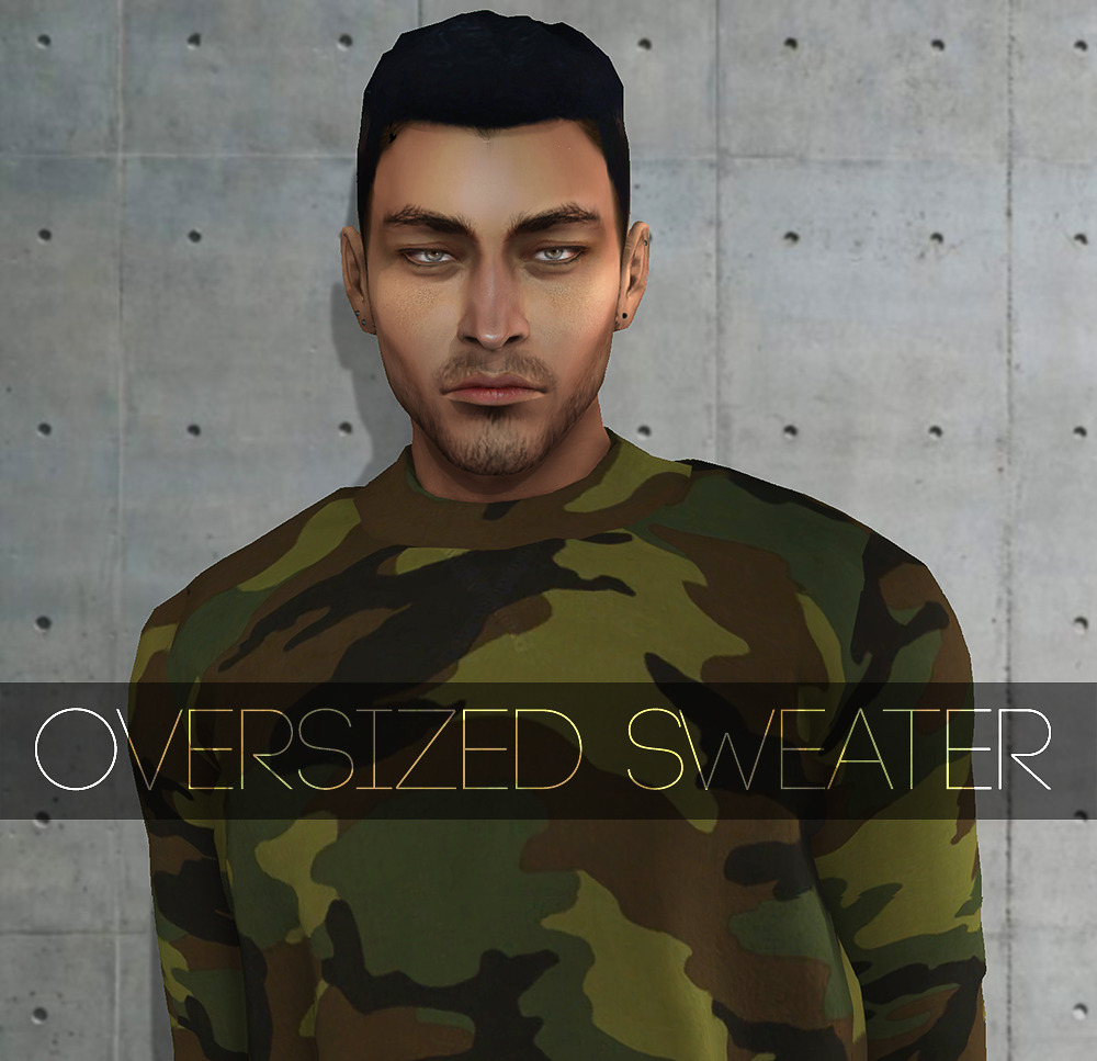 Sims 4 CC's - The Best: Oversize Sweater by tea-wurst
