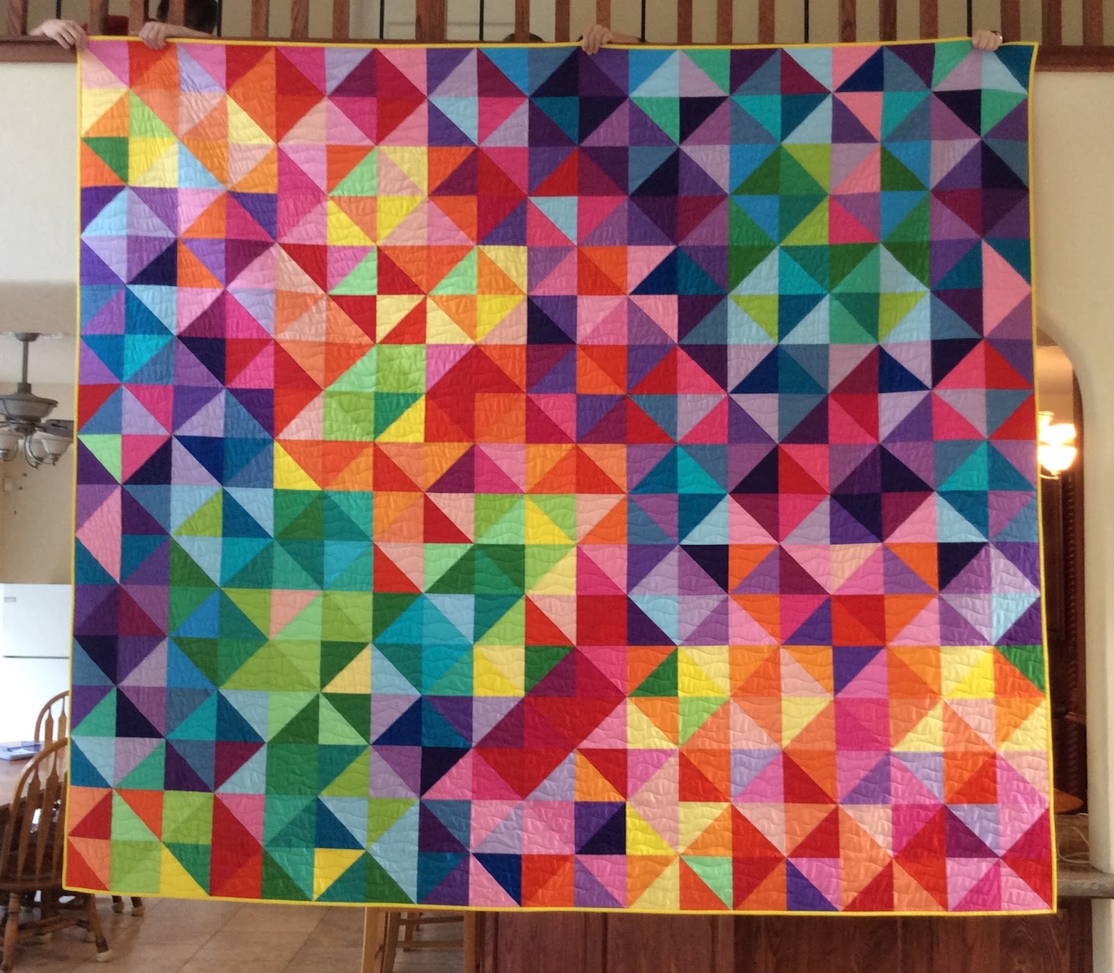 The Fleming's Nine King Size Postcard Quilt