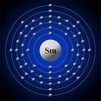 Samaryum atomu ve elektronları