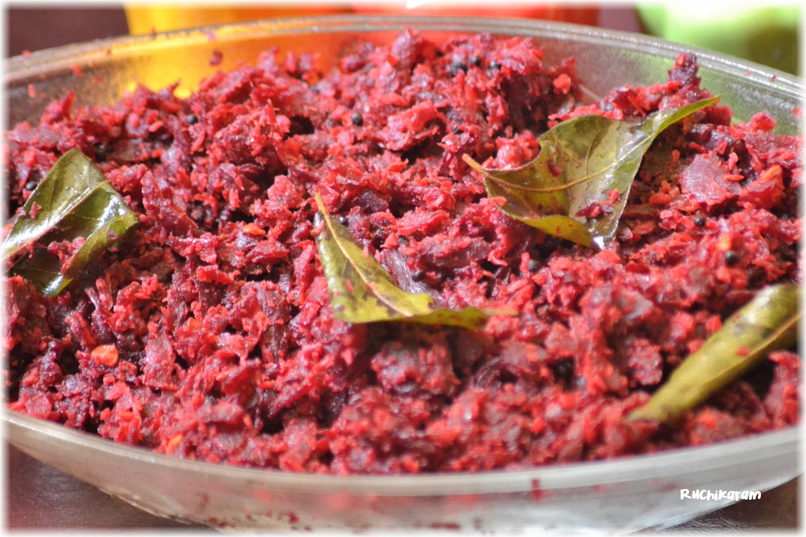 Ruchikaram Beetroot Thoran/ Beetroot Stir Fry/ Beetroot Upperi