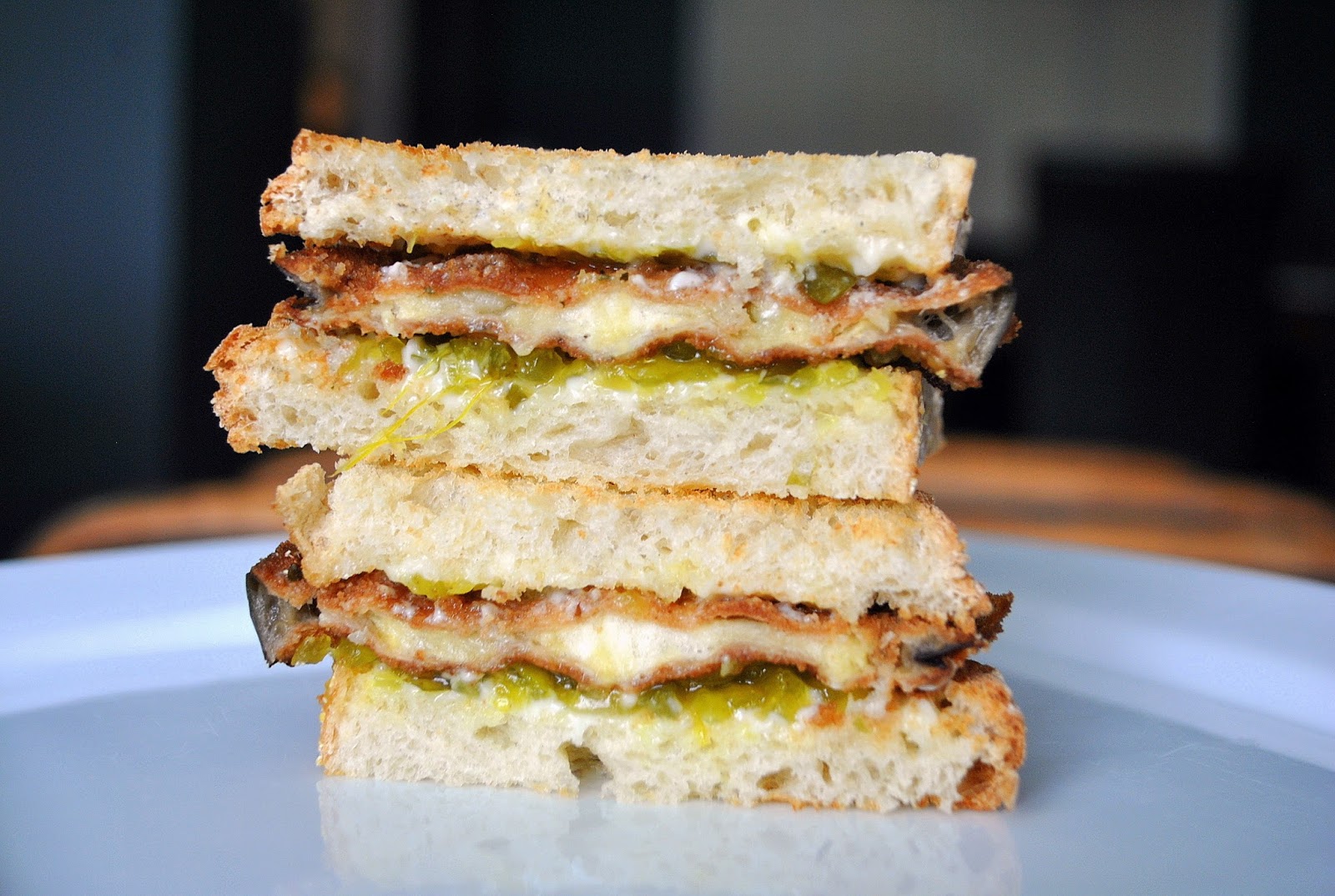 Breaded Eggplant Sandwich The Green Dish Blog