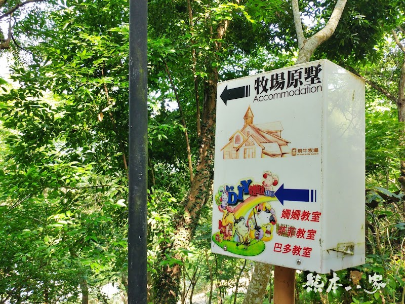 苗栗飛牛牧場親子住宿|牧場原墅家庭房|森林芬多精相伴的童趣屋