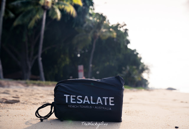 Tesalate Beach Towel review :  Leave the sand on the beach