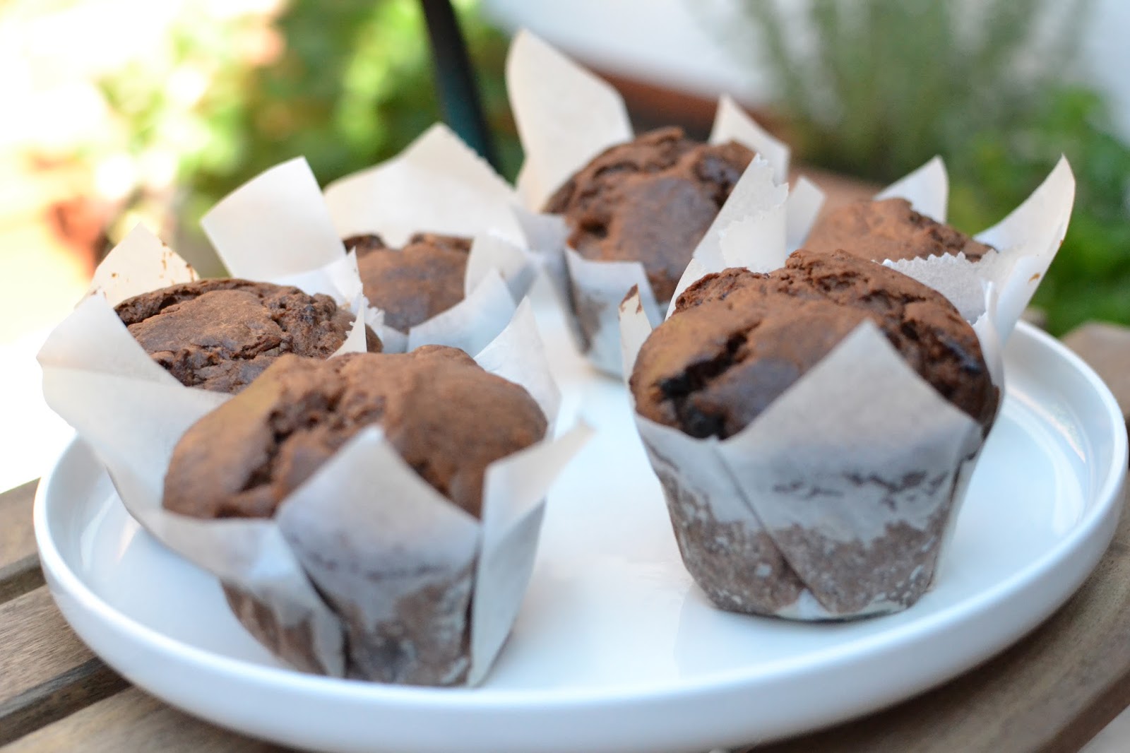 Čokoládové muffiny s Crème fraiche / Schokomuffins mit Crème fraiche ...