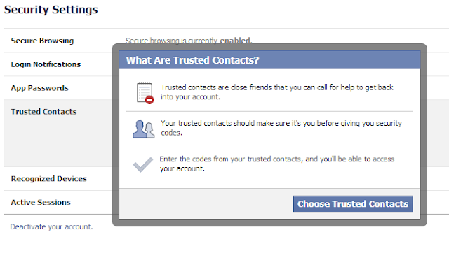 طريقة استرجاع وحماية حسابك على الفيس بوك 2013 من خلال الاصدقاء 8