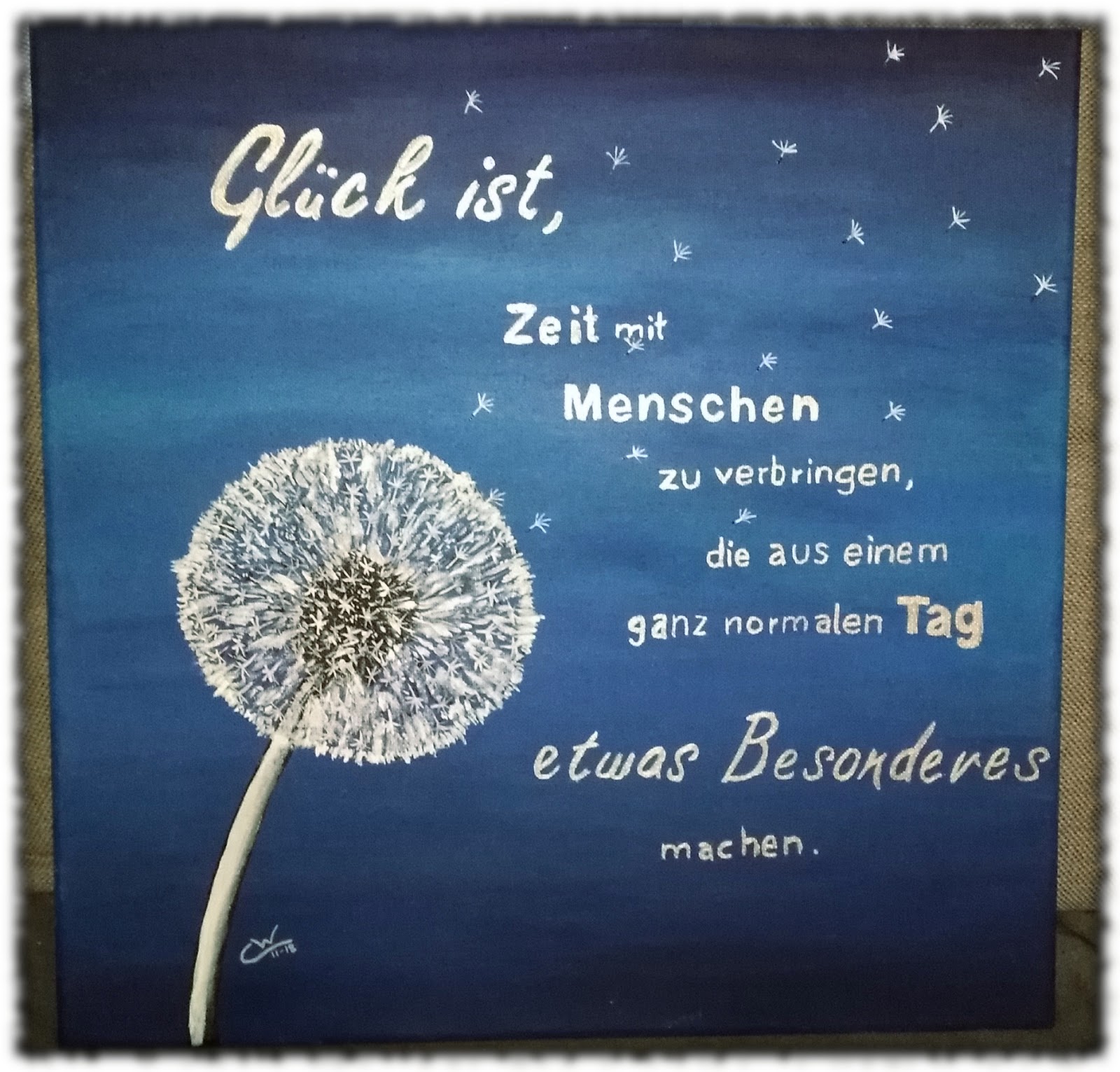 Silver's Seifenstücke: Pusteblume in Acryl