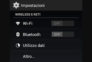 configurazione wifi e apn cellulare impostazioni ip android