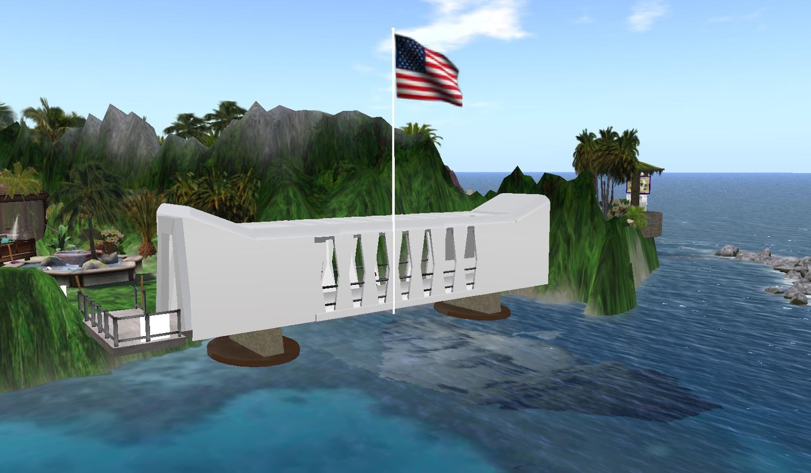Second Life Newser Remembering the Pearl Harbor Memorial