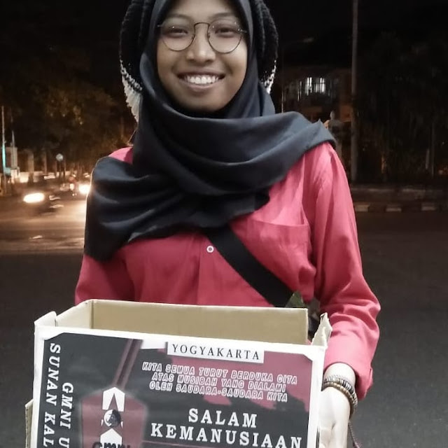 Duka Banten, GMNI UIN SUKA Galang Dana Kemanusiaan