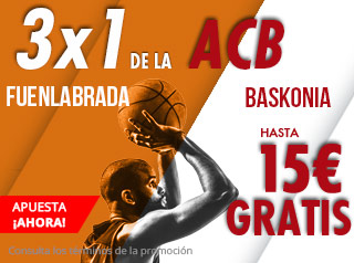 suertia promocion ACB Fuenlabrada vs Baskonia 14 octubre suertia promocion ACB Fuenlabrada vs Baskonia 14 octubre