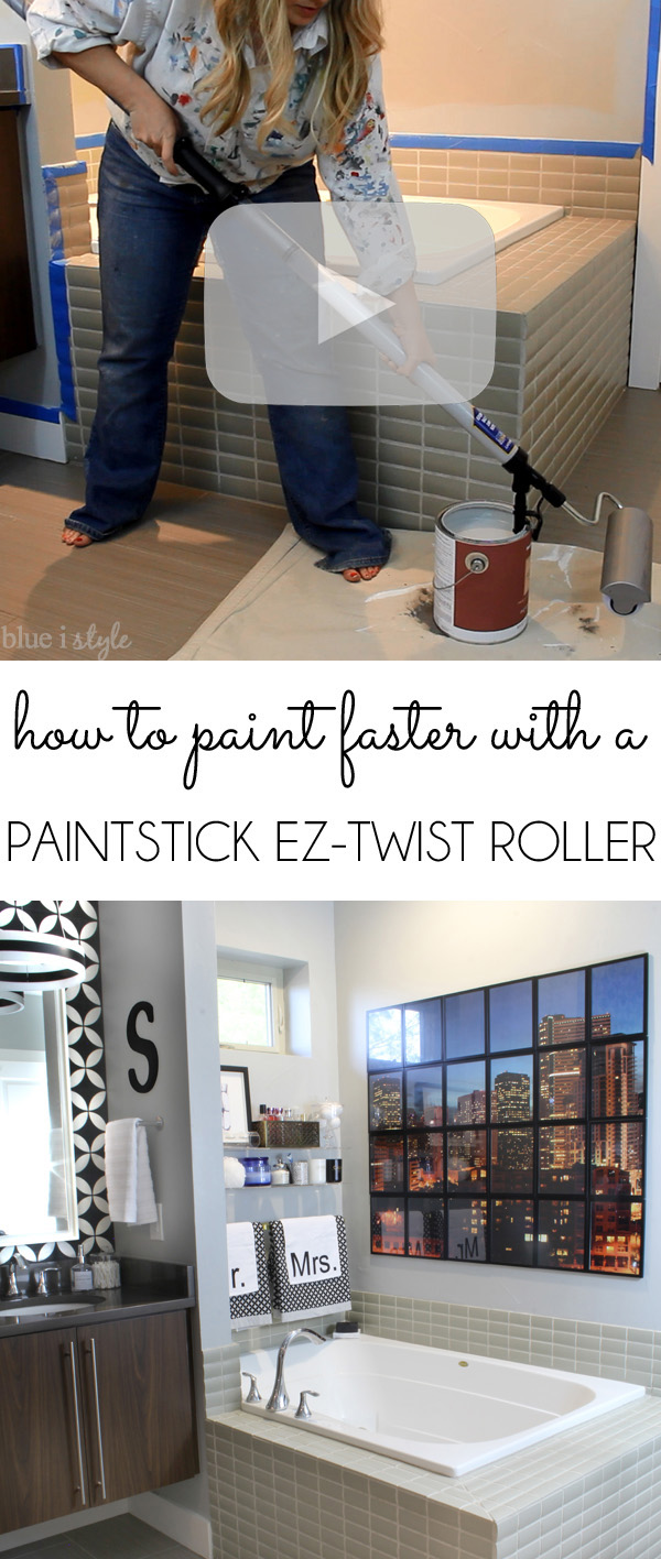 {diy with style} How to Paint Faster with a PaintStick EZTwist Roller