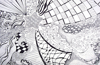 Art 1: Black and White Nonobjective Compositions