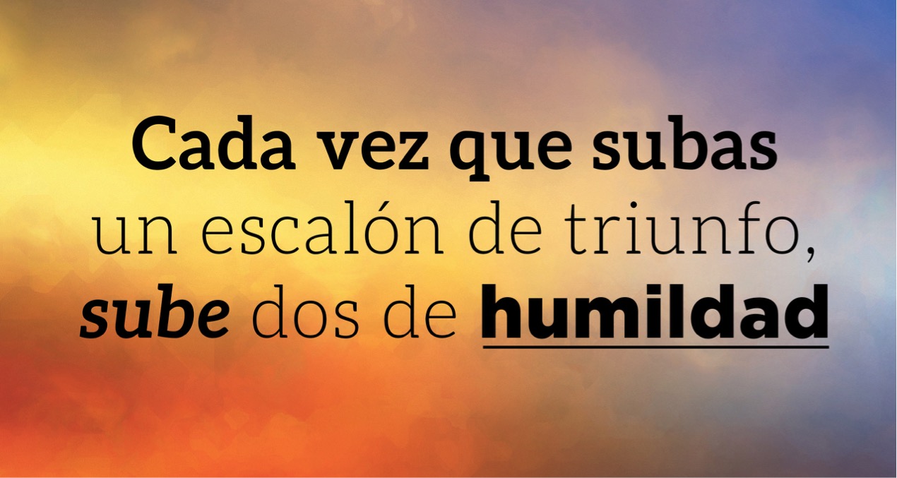 Cada vez que subas un escalón de triunfo, sube dos de humildad - Salesianos  Paraguay