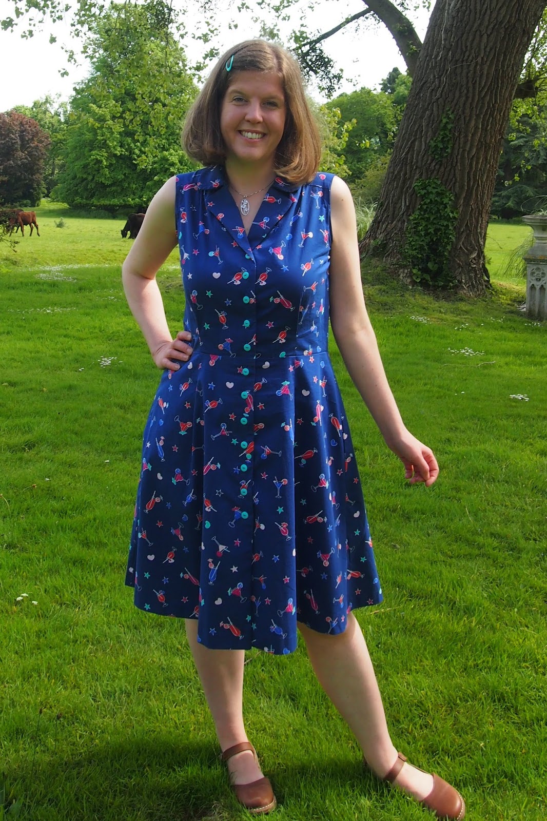 Nightingale & Dolittle Cocktail (Shirt) Dress sewtogetherforsummer