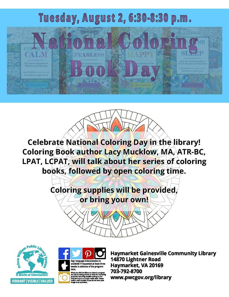 Adventures in Art Therapy Happy National Coloring Book Day!