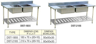 double sink bak cuci piring