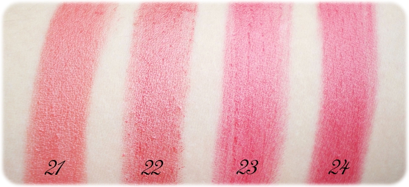 Sante Naturkosmetik Lipsticks - 21 23 Raspberry Poppy Red, Pink, Jadeblüte Coral Red 24 Red, - 22 Soft