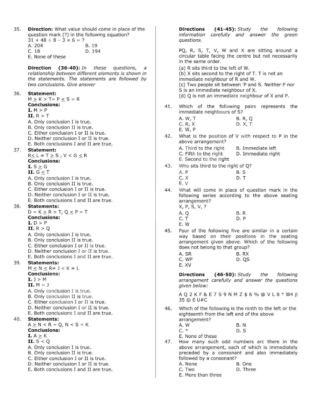 IBPS Clerk Prelims Question Paper 2016 Download PDF IBPS Clerk Prelims Question Paper 2016 Download PDF
