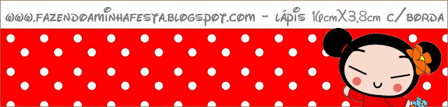 Pucca: Etiquetas para Candy Buffet para Imprimir Gratis. Etiquetas de Pucca para imprimir gratis.