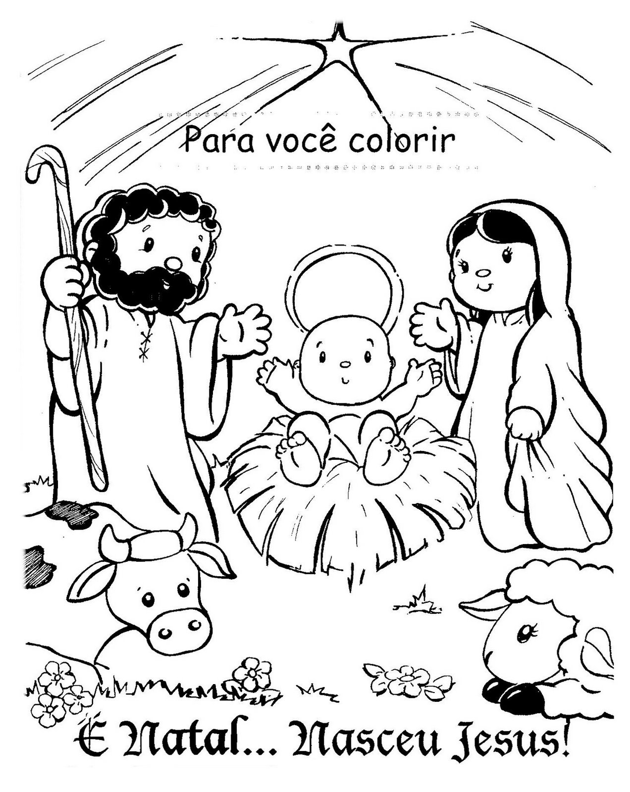 FREE! - Desenhos de Natal para Imprimir – Atividades de Colorir