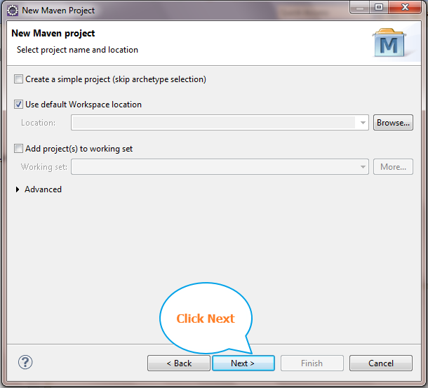 Create new maven project in eclipse for selenium webdriver testng