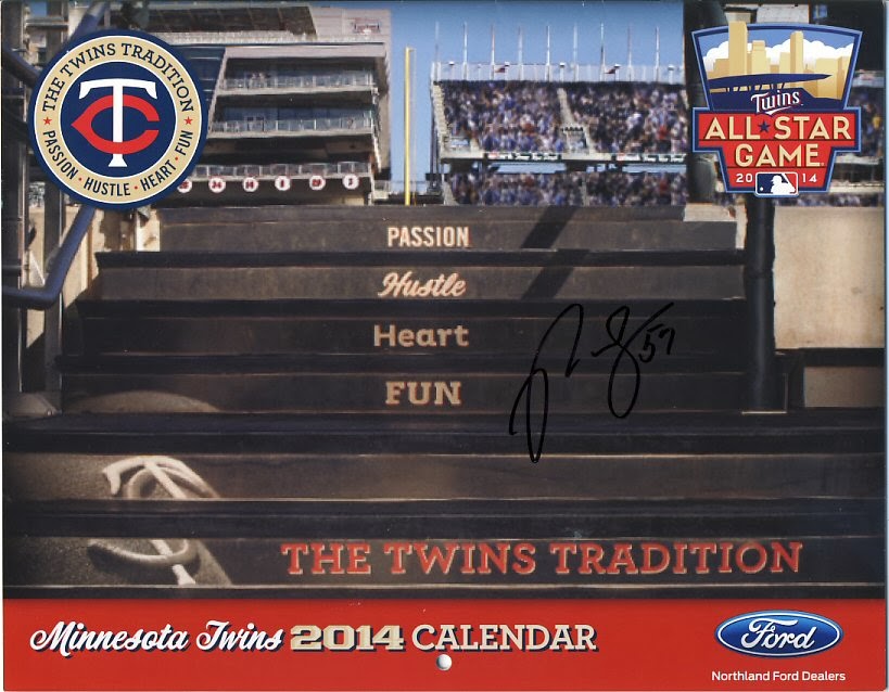 Droidtrader's Sports Memorabilia My Younger Son's TwinsFest Autographs