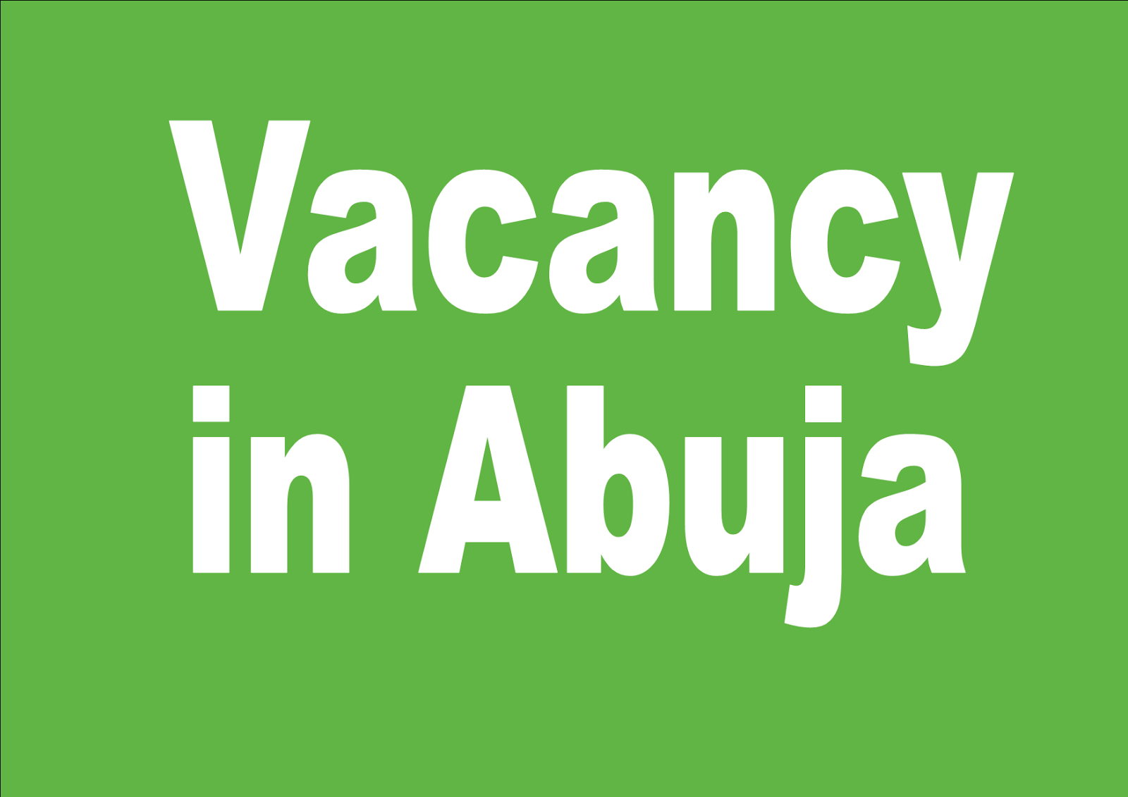Insidetrack abuja Washington Times Job Vacancy In An International