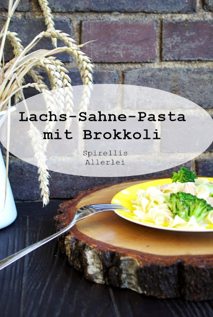 Spirellis Allerlei - Pasta mit Sahnesauce und Lachs