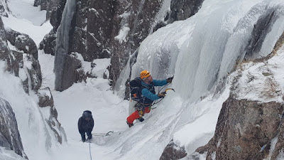 Guided winter climbing