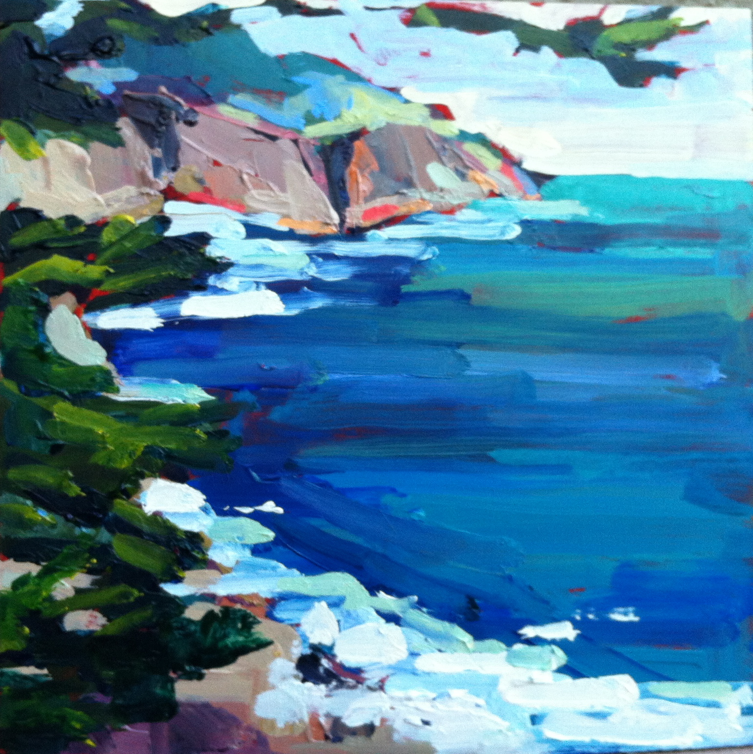 PAGE RAILSBACK PAINTINGS BIG SUR