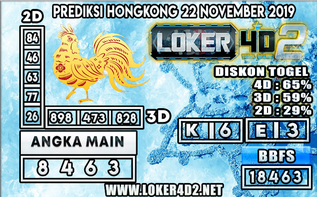 PREDIKSI TOGEL HONGKONG POOLS LOKER4D2 22 NOVEMBER 2019