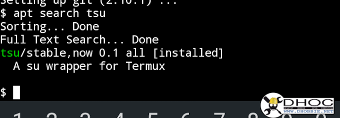 Akses root pada Termux Terminal Emulator