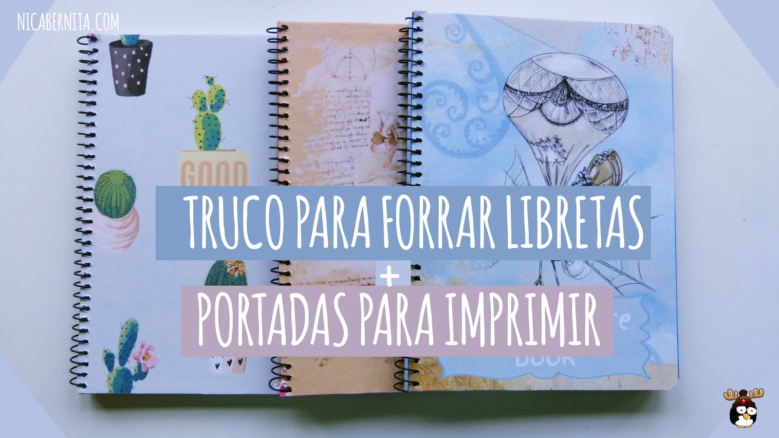 RENUEVA TUS CUADERNOS: Truco para decorar portadas con fotos e imágenes impresas 📚