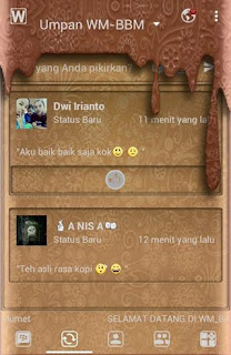 BBM Mod WM Batik Meler Brown Theme v3.2.0.6 Apk BBM Mod WM Batik Meler Brown Theme v3.2.0.6 Apk