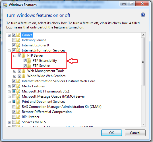 Enable FTP Server