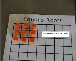 square roots and radicals teaching ideas