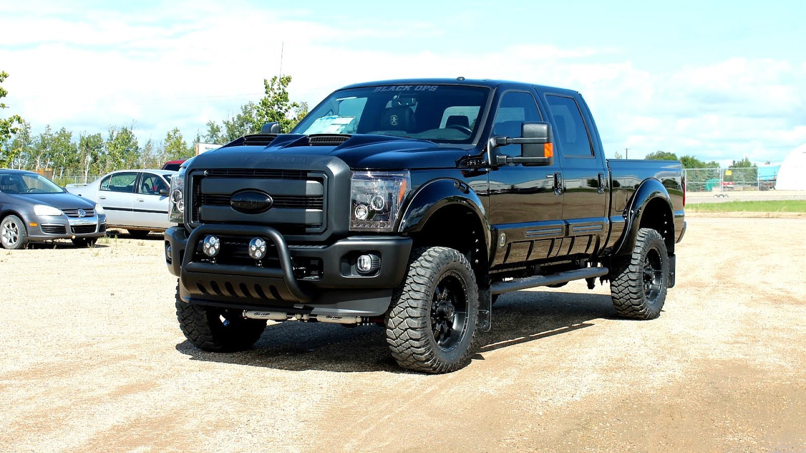Чёрный Форд f250