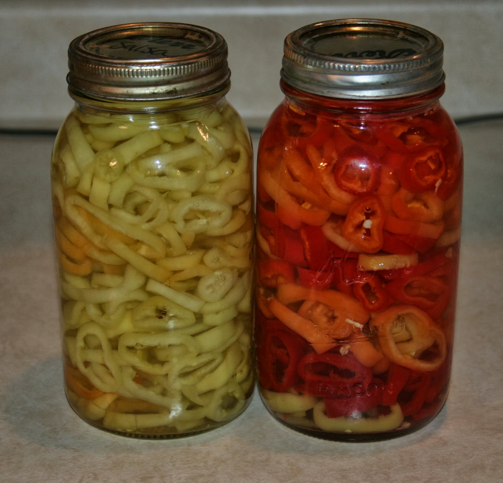 DEFINITELY NOT GOURMET Pickled Banana Peppers