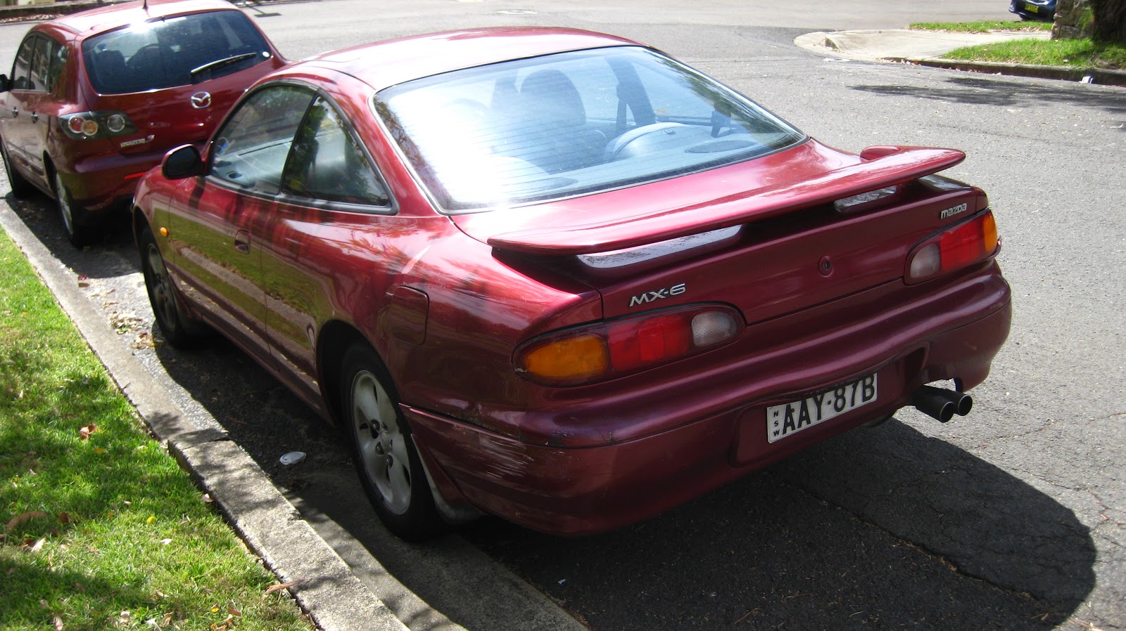 Aussie Old Parked Cars: 1992 Mazda MX-6 4WS E-spec