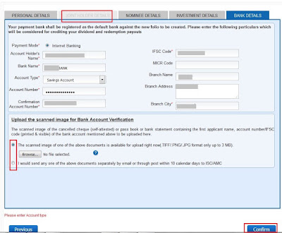 Tata Mutual Fund - Bank Details Tata Mutual Fund - Bank Details