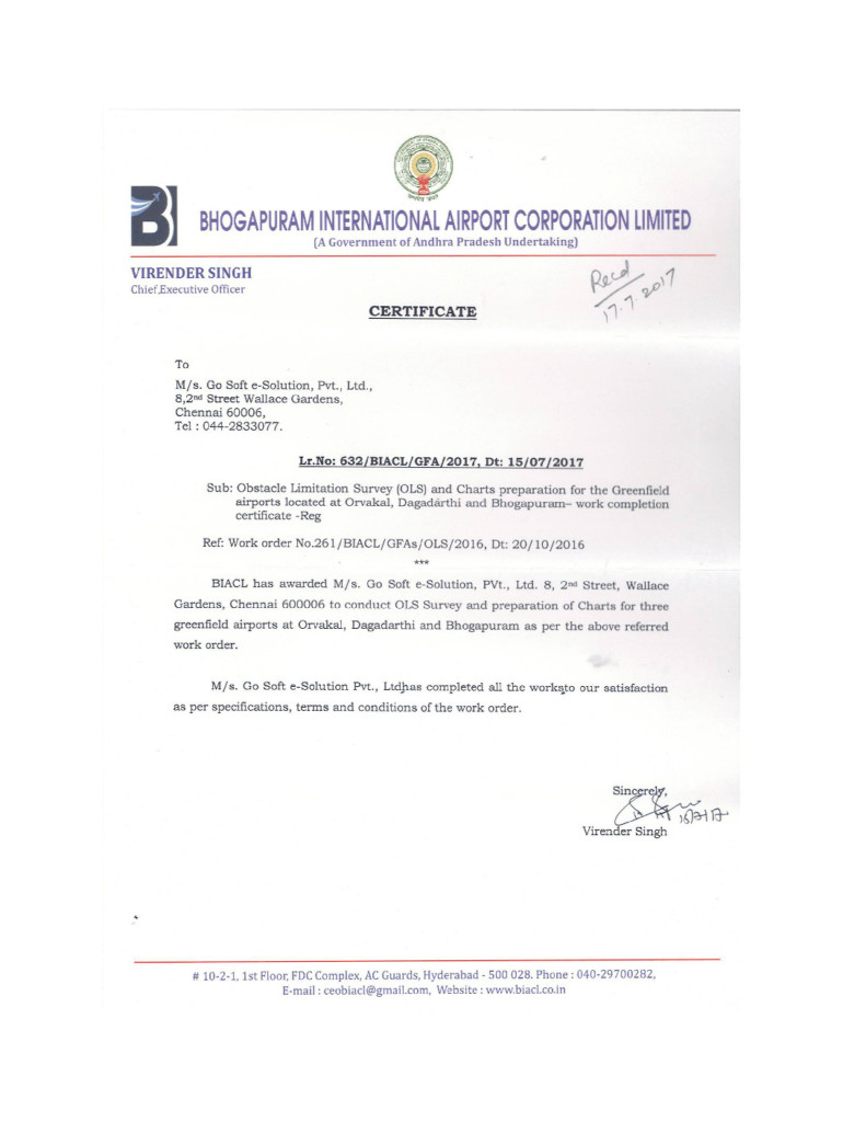 Work completion certificate for contractor image