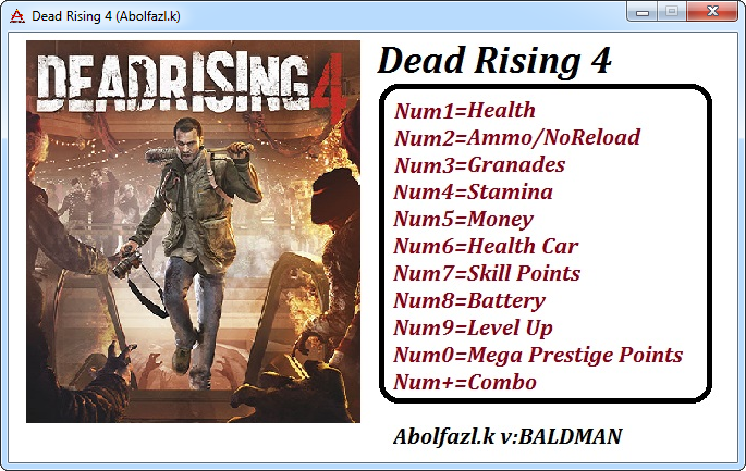 dead rising 4 mega trainer xbox one