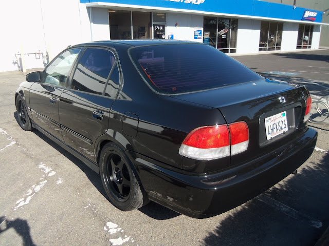 Almost Everything's Car of the Day is a 1998 Honda Civic--After Painting