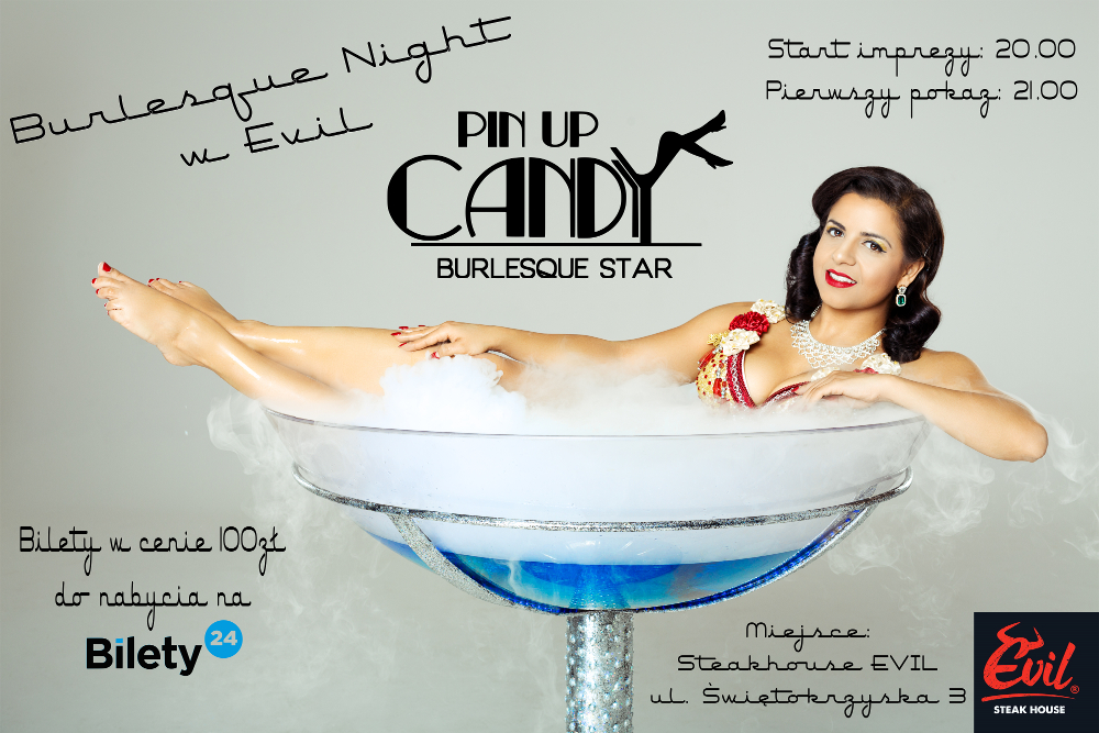 Burlesque Night by Pin Up Candy 22.09.2018 EVIL WARSAW