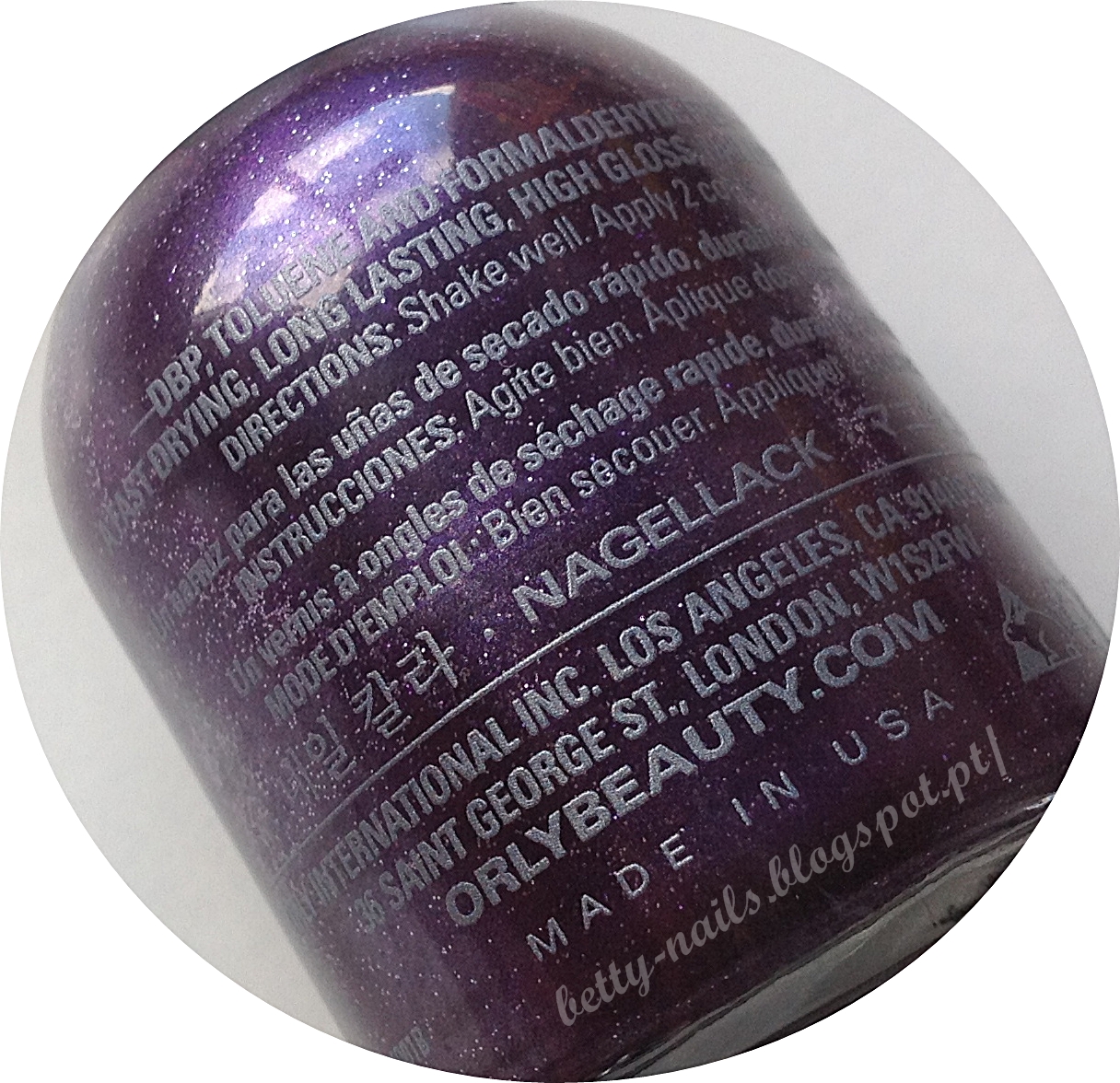 Betty Nails: Orly Portugal - Velvet Rope