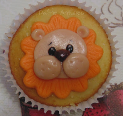 Cupcakes de leão
