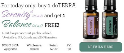 HOT* BOGO Deal with Doterra! Serenity & Balance! | JustAddCoffee- The ...