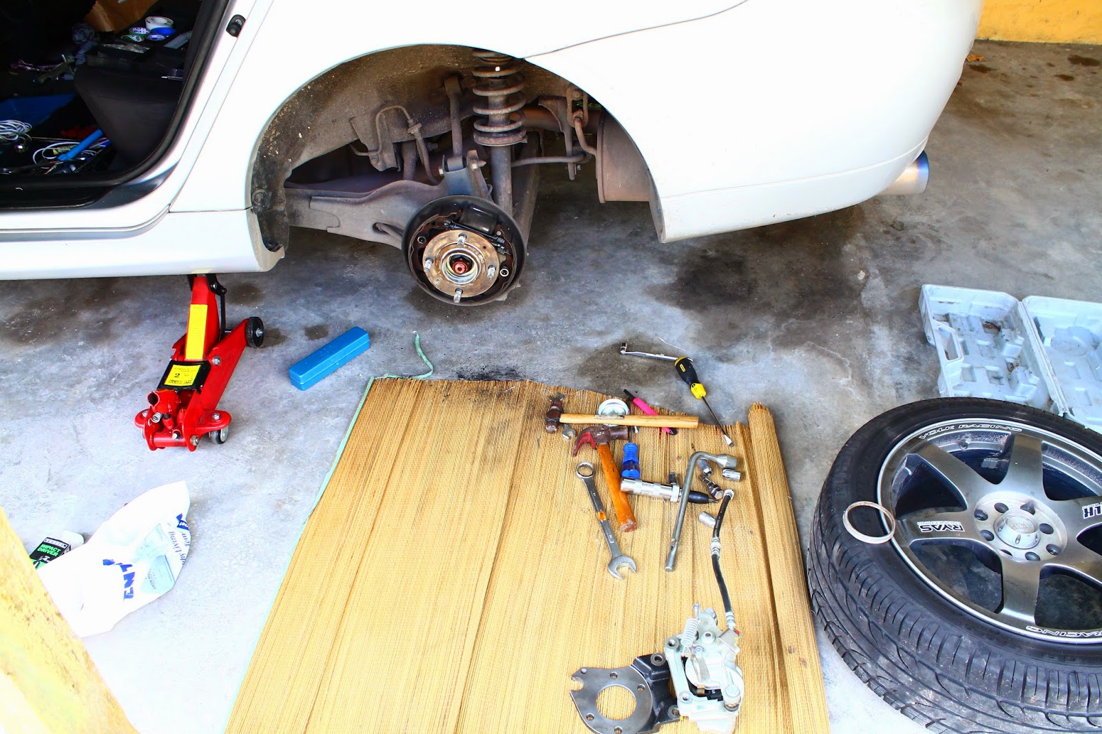 SMHJ BRAKE DRUM TUKAR DISC BRAKE..